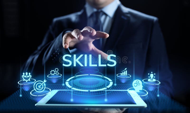 Éducation de qualifications apprenant le concept personnel d'affaires de compétence de développement