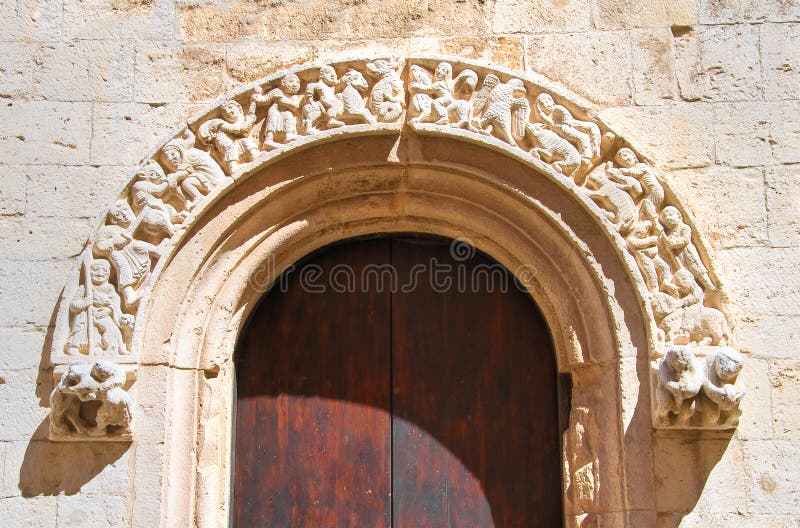 Église de cathédrale de Barletta La Puglia l'Italie photos libres de droits Église de cathédrale de Barletta La Puglia l'Italie photos libres de droits