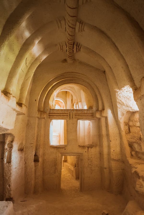 Église de caverne dans Cappadocia, Turquie image libre de droits Église de caverne dans Cappadocia, Turquie image libre de droits
