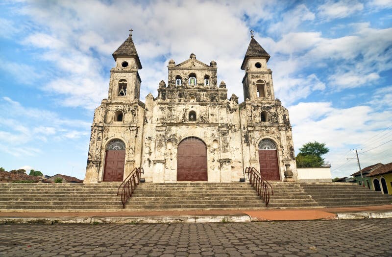 Église de Guadalupe à Grenade, Nicaragua photos libres de droits Église de Guadalupe à Grenade, Nicaragua photos libres de droits