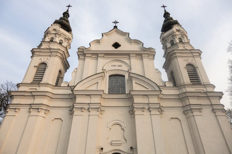 Église de la nativité de Vierge Marie béni dans Biala Podla images libres de droits Église de la nativité de Vierge Marie béni dans Biala Podla images libres de droits