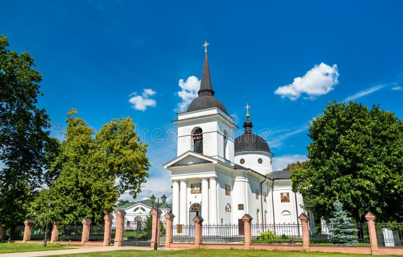 Église de résurrection dans Baturyn, Ukraine image stock Église de résurrection dans Baturyn, Ukraine image stock