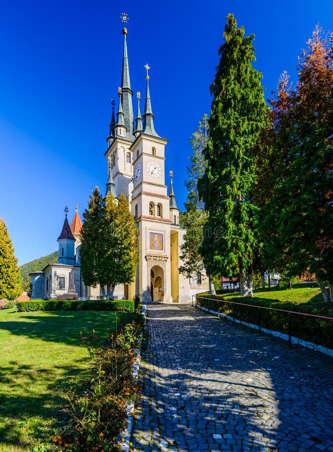 Saint nicholas church in brasov (kronstadt), transylvania, romania. Saint nicholas church in brasov (kronstadt), transylvania, romania