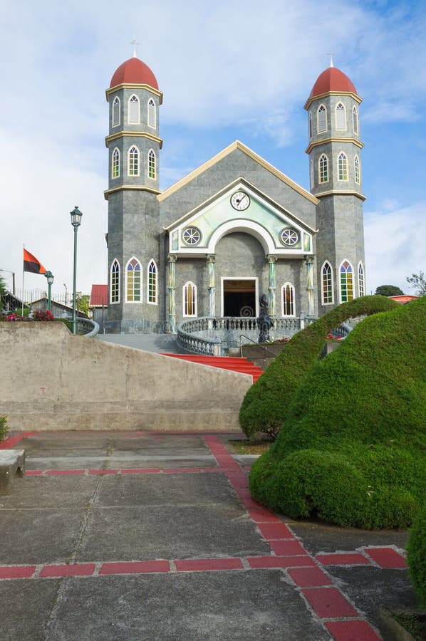 Église de Zarcero photos stock Église de Zarcero photos stock