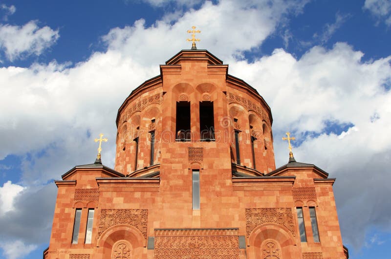 Église Orthodoxe Apostolique Arménienne à Moscou, Russie Photo stock
