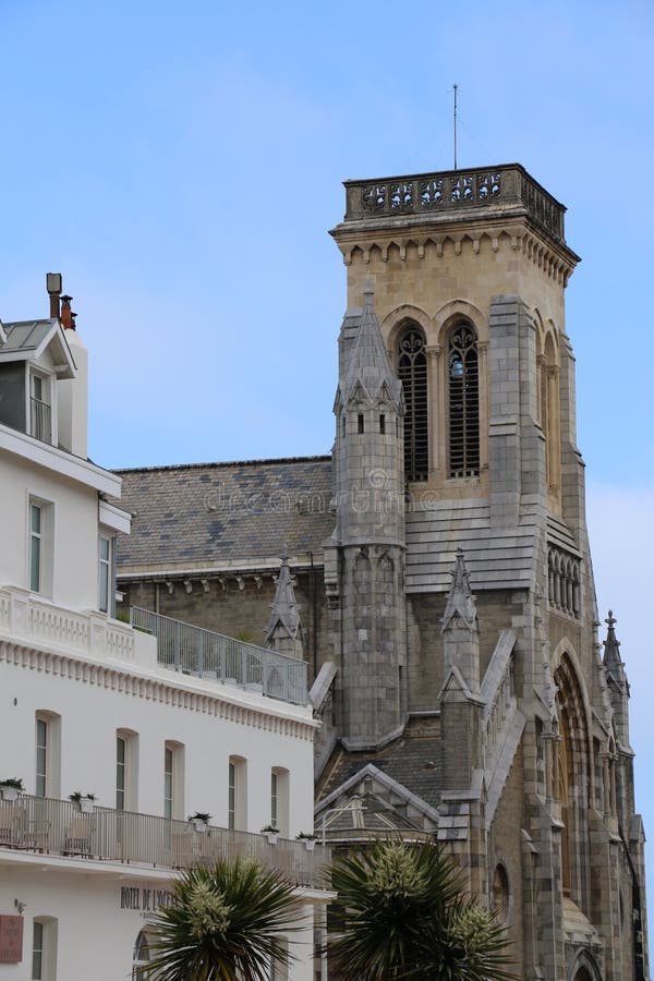 Église SainteEugénie photo stock. Image du rivage, église 167598196
