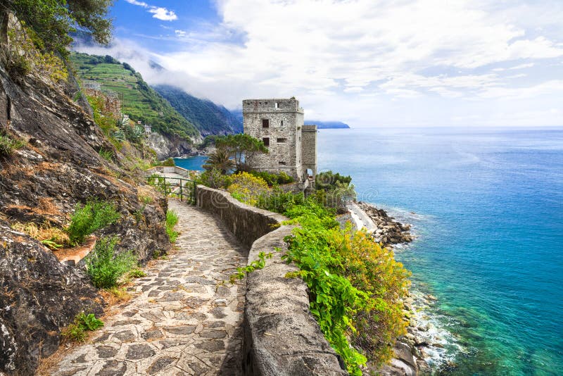 Monterosso al mare (Cinque terre) - scenic Ligurian coast, Italy. Monterosso al mare (Cinque terre) - scenic Ligurian coast, Italy