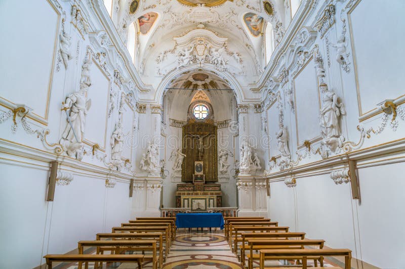 Éloquence dans l'église du ¹ de Gesà à Palerme La Sicile, Italie photos libres de droits Éloquence dans l'église du ¹ de Gesà à Palerme La Sicile, Italie photos libres de droits