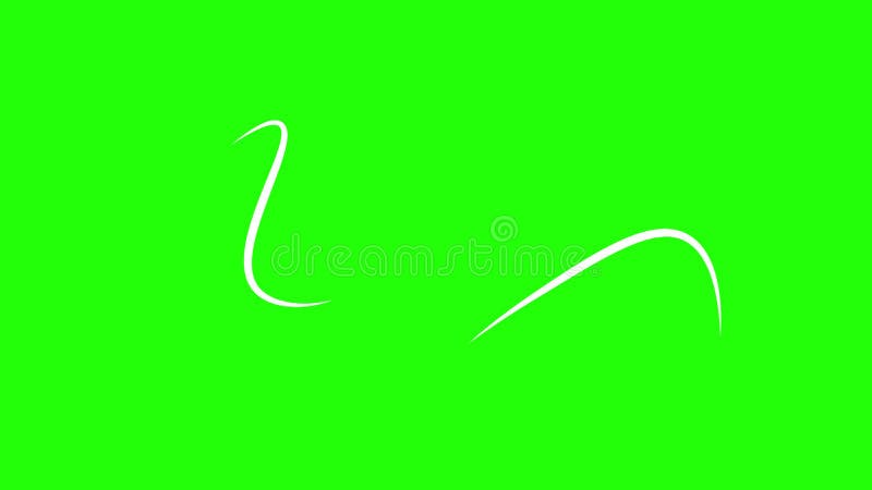 élément contextuel de découpage de la forme de ligne. éléments de conception graphique de mouvement avec écran vert. animation de illustration libre de droits
