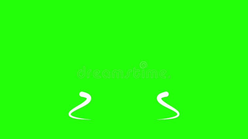 élément contextuel de découpage de la forme de ligne. éléments de conception graphique de mouvement avec écran vert. animation de illustration de vecteur