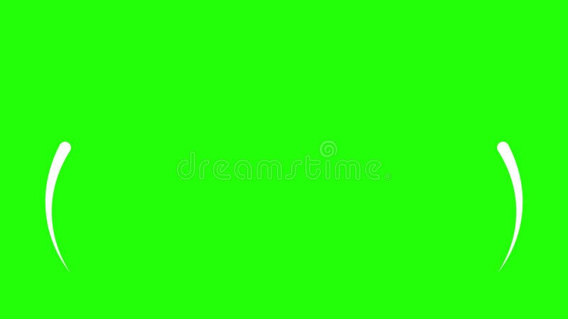 élément contextuel de découpage de la forme de ligne. éléments de conception graphique de mouvement avec écran vert. animation de illustration stock