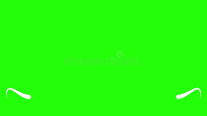 élément contextuel de découpage de la forme de ligne. éléments de conception graphique de mouvement avec écran vert. animation de illustration stock