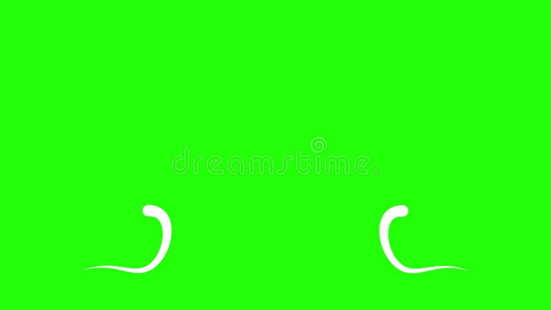 élément contextuel de découpage de la forme de ligne. éléments de conception graphique de mouvement avec écran vert. animation de illustration de vecteur