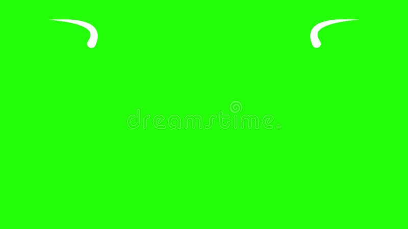élément contextuel de découpage de la forme de ligne. éléments de conception graphique de mouvement avec écran vert. animation de illustration libre de droits