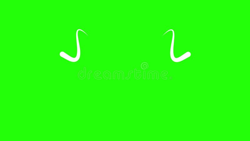 élément contextuel de découpage de la forme de ligne. éléments de conception graphique de mouvement avec écran vert. animation de illustration de vecteur