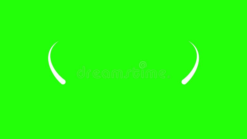 élément contextuel de découpage de la forme de ligne. éléments de conception graphique de mouvement avec écran vert. animation de illustration libre de droits