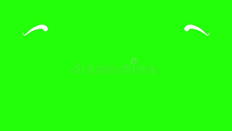 élément contextuel de découpage de la forme de ligne. éléments de conception graphique de mouvement avec écran vert. animation de illustration de vecteur