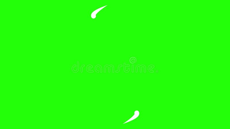 élément contextuel de découpage de la forme de ligne. éléments de conception graphique de mouvement avec écran vert. animation de illustration stock