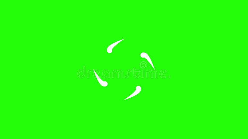élément contextuel de découpage de la forme de ligne. éléments de conception graphique de mouvement avec écran vert. animation de illustration de vecteur
