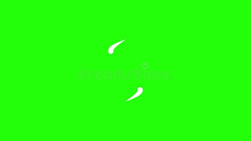 élément contextuel de découpage de la forme de ligne. éléments de conception graphique de mouvement avec écran vert. animation de illustration stock