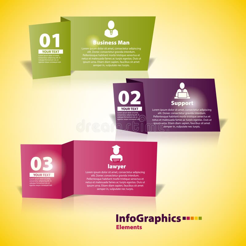 Élément moderne d'infographics de coupe de papier d'affaires illustration de vecteur Élément moderne d'infographics de coupe de papier d'affaires illustration de vecteur