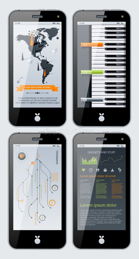 Éléments d'Infographics illustration stock Éléments d'Infographics illustration stock