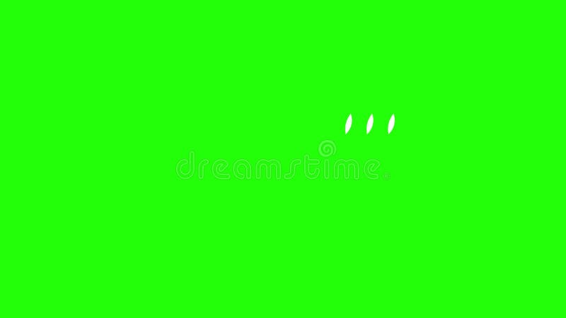 éléments de forme de trait graphiques de mouvement avec écran vert. éléments d'animation flash fx. éléments d'énergie flash fx. illustration de vecteur