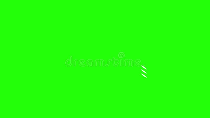 éléments de forme de trait graphiques de mouvement avec écran vert. éléments d'animation flash fx. éléments d'énergie flash fx. illustration libre de droits