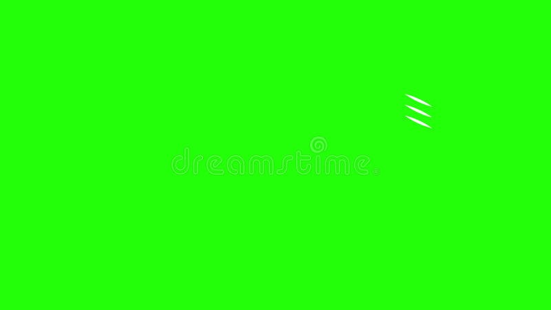 éléments de forme de trait graphiques de mouvement avec écran vert. éléments d'animation flash fx. éléments d'énergie flash fx. illustration libre de droits