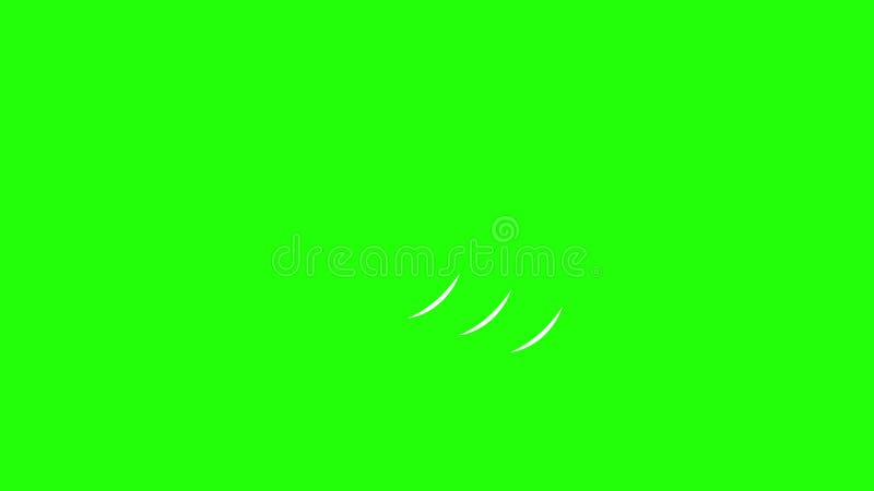 éléments de forme de trait graphiques de mouvement avec écran vert. éléments d'animation flash fx. éléments d'énergie flash fx. illustration de vecteur