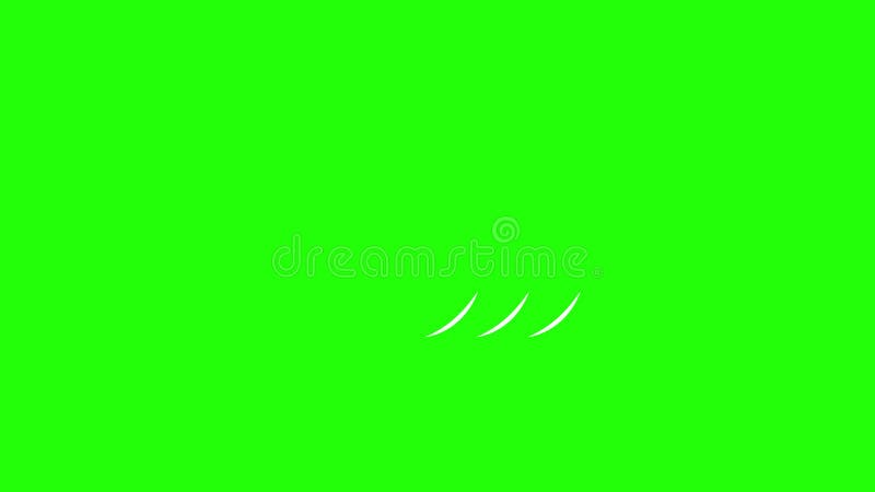 éléments de forme de trait graphiques de mouvement avec écran vert. éléments d'animation flash fx. éléments d'énergie flash fx. illustration stock