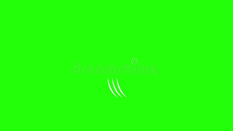 éléments de forme de trait graphiques de mouvement avec écran vert. éléments d'animation flash fx. éléments d'énergie flash fx. illustration stock