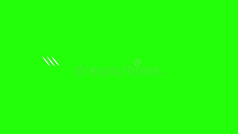 éléments de forme de trait graphiques de mouvement avec écran vert. éléments d'animation flash fx. éléments d'énergie flash fx. illustration stock