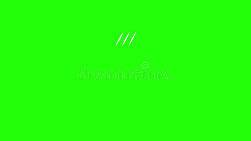 éléments de forme de trait graphiques de mouvement avec écran vert. éléments d'animation flash fx. éléments d'énergie flash fx. illustration de vecteur