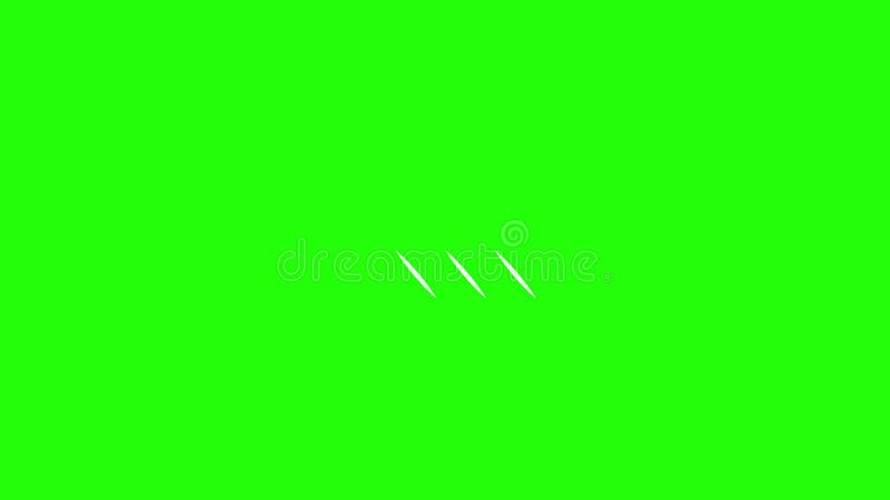 éléments de forme de trait graphiques de mouvement avec écran vert. éléments d'animation flash fx. éléments d'énergie flash fx. illustration de vecteur