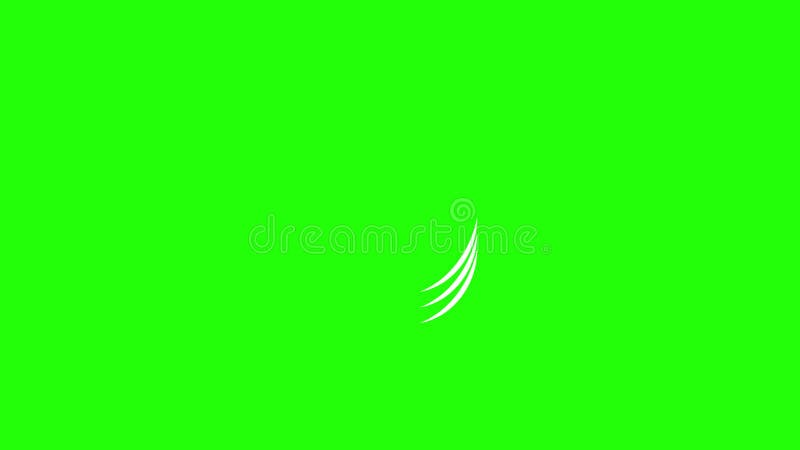 éléments de forme de trait graphiques de mouvement avec écran vert. éléments d'animation flash fx. éléments d'énergie flash fx. illustration libre de droits