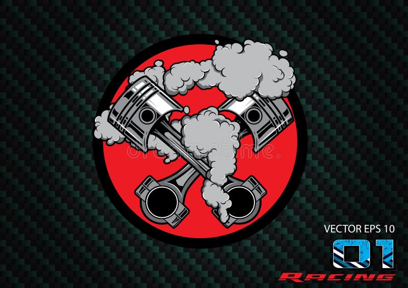 Épaule de moteur, piston de voiture, calibre de vecteur d'illustration de conception graphique de logo de voiture de course illustration de vecteur Épaule de moteur, piston de voiture, calibre de vecteur d'illustration de conception graphique de logo de voiture de course illustration de vecteur