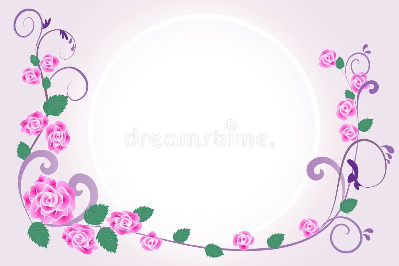 Épouser la conception florale de vecteur de carte de voeux d'invitation illustration stock Épouser la conception florale de vecteur de carte de voeux d'invitation illustration stock