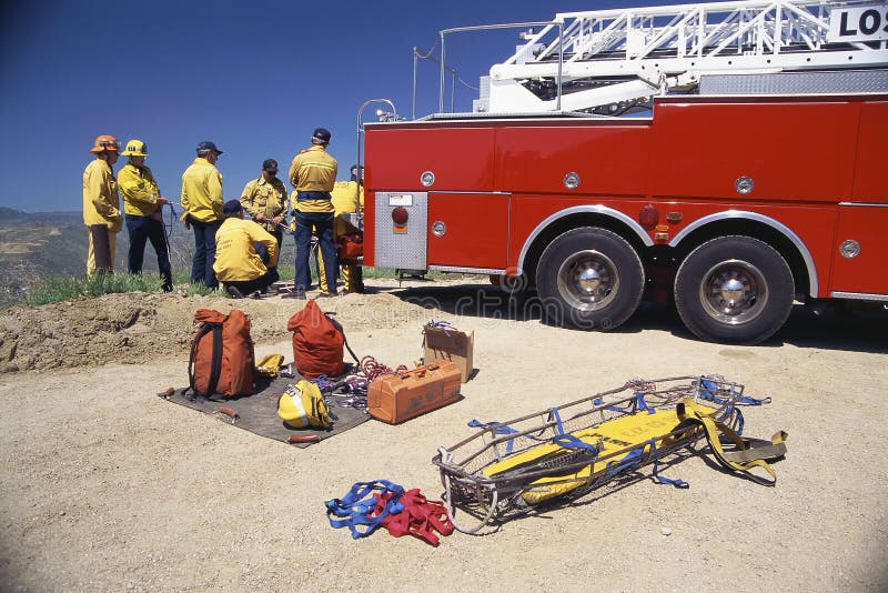 Équipe de secours photo libre de droits Équipe de secours photo libre de droits