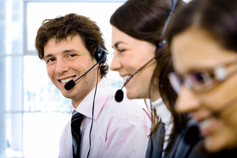 Équipe de service à la clientèle images libres de droits Équipe de service à la clientèle images libres de droits