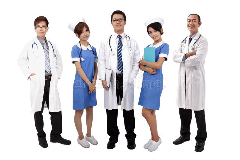 Équipe médicale asiatique images libres de droits Équipe médicale asiatique images libres de droits