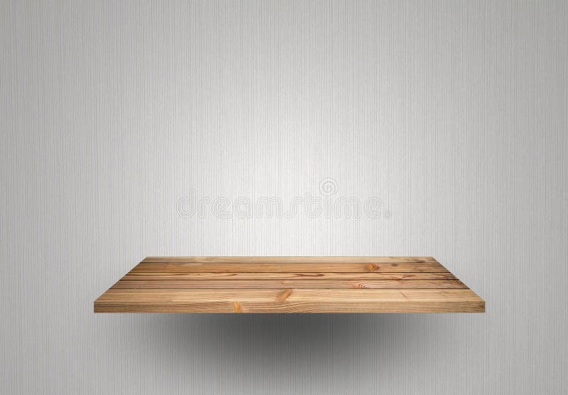 Étagère en bois vide photos stock Étagère en bois vide photos stock