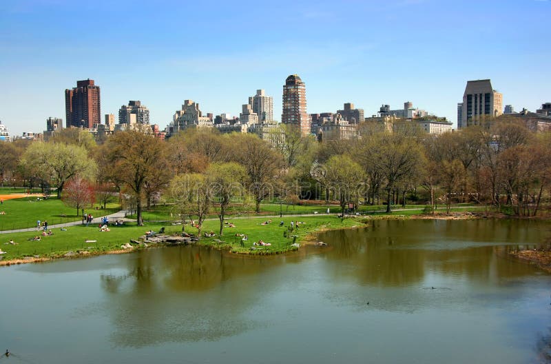 Étang de tortue, Central Park, neuf photographie stock libre de droits Étang de tortue, Central Park, neuf photographie stock libre de droits