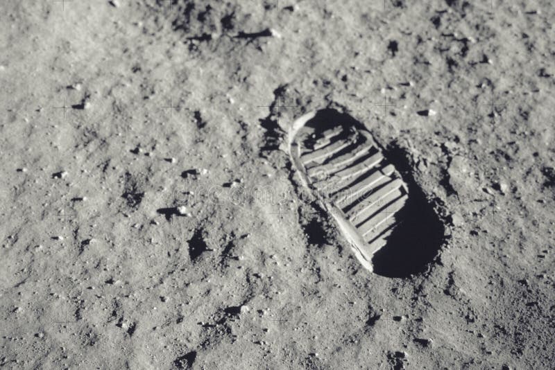 Étape sur la lune images stock Étape sur la lune images stock
