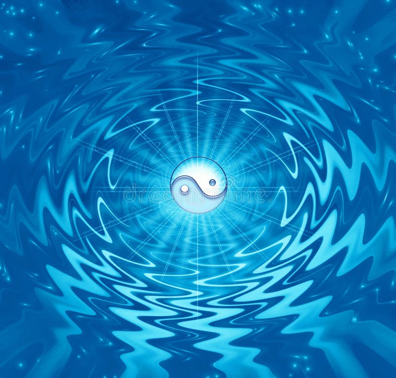 Éternité bleue illustration stock