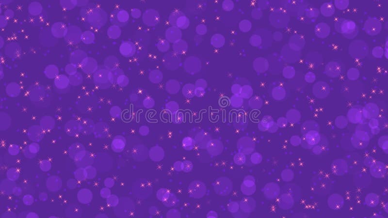 étincelle particules et fond de violet abstrait bokeh illustration de vecteur