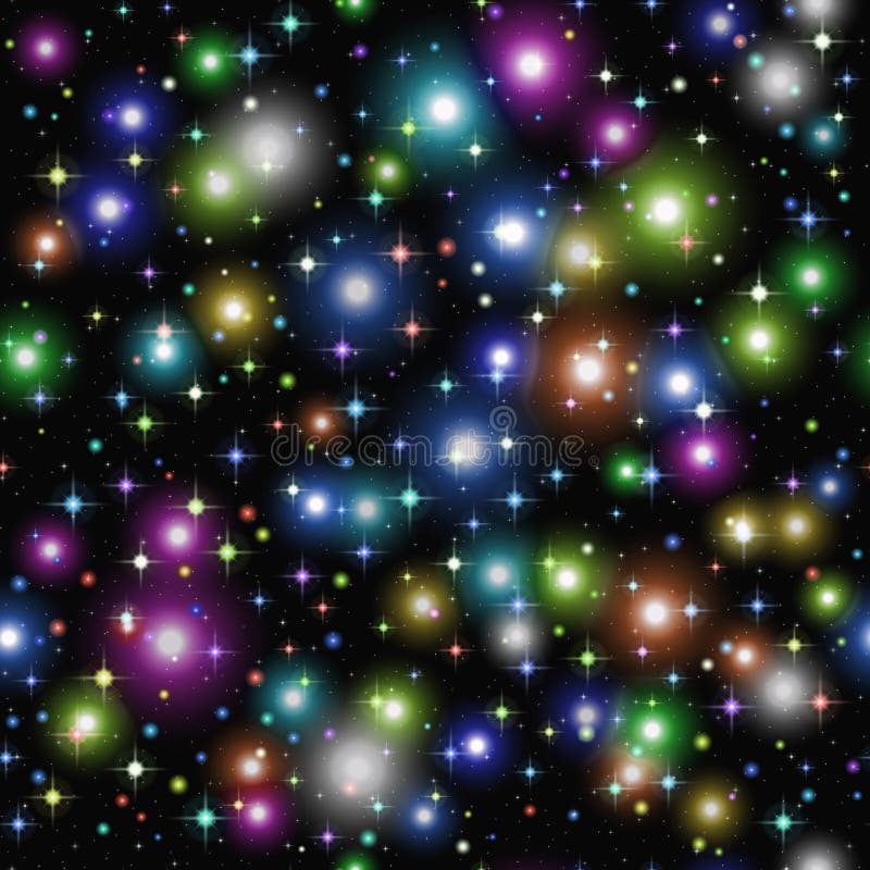 Étincelles et étoiles sur le noir, sans couture illustration de vecteur Étincelles et étoiles sur le noir, sans couture illustration de vecteur
