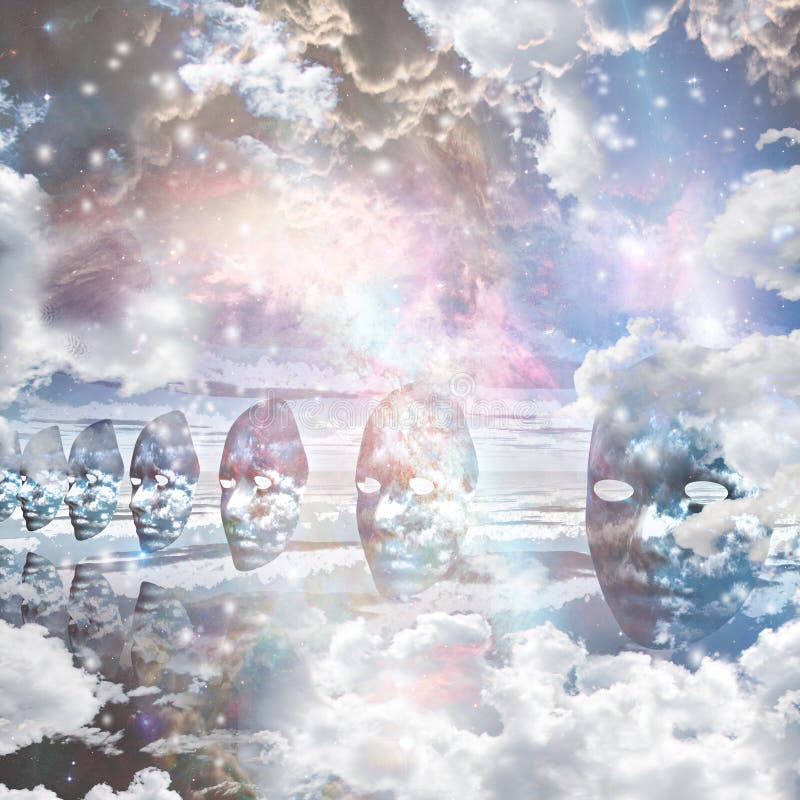 Étoiles étrangères illustration stock Étoiles étrangères illustration stock
