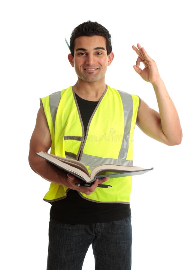 Étudiant d'apprenti de constructeur images libres de droits Étudiant d'apprenti de constructeur images libres de droits