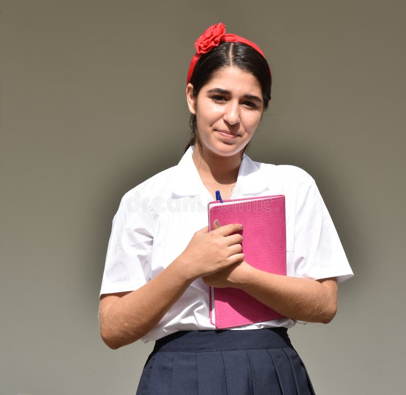 Uniforme Scolaire De Port De Personne Colombienne Catholique Impassible Image Stock Image Du 